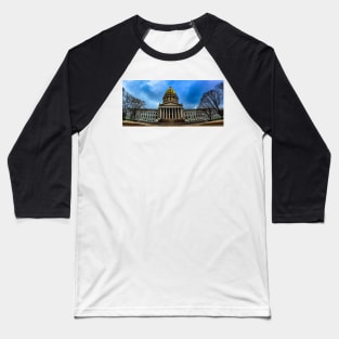 West Virginia State Capitol, Charleston Baseball T-Shirt